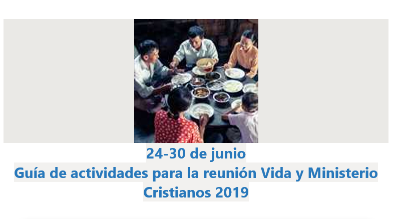 Reunion 24-30 Junio 2019