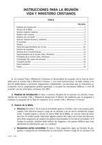 Más información sobre "Instrucciones para la reunión Vida y Ministerio Cristianos"