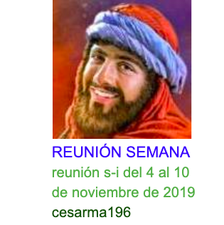 Más información sobre "Reunion s-i del 4 al 10 de noviembre de 2019"
