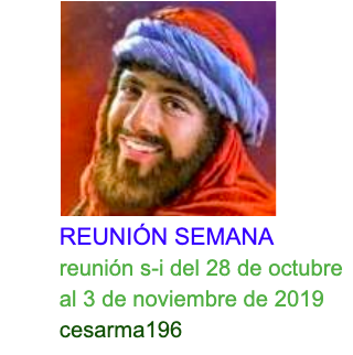 Más información sobre "Reunion s-i del 28 de octubre al 3 de noviembre de 2019"