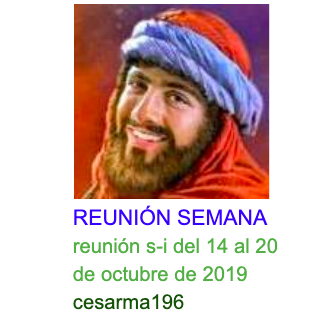 Más información sobre "Reunion s-i del 14 al 20 de octubre de 2019"