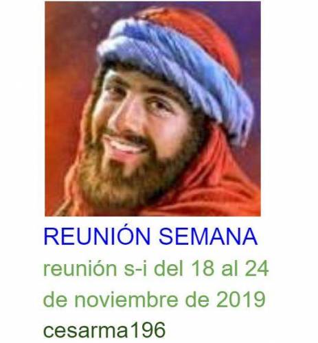 Más información sobre "Reunion s-i del 18 al 24 de noviembre de 2019"