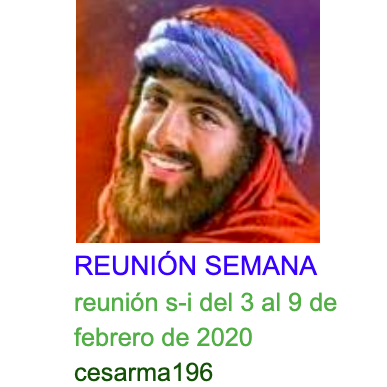 Más información sobre "Reunion s-i del 3 al 9 de febrero de 2020"
