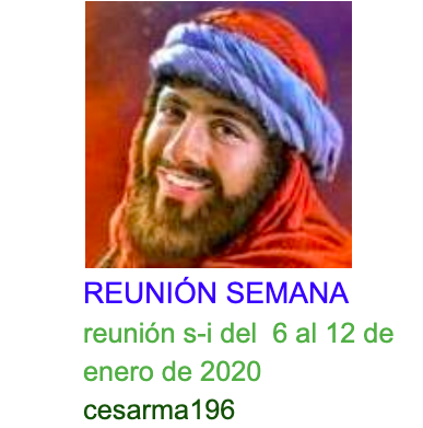 Más información sobre "Reunion s-i del 6 al 12 de enero de 2020"