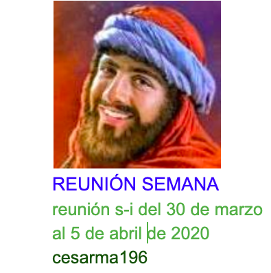 Más información sobre "Reunion s-i del 30 de marzo al 5 de abril de 2020"