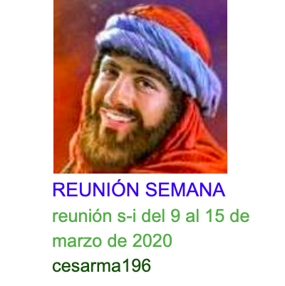 Más información sobre "Reunion s-i del 9 al 15 de marzo de 2020"