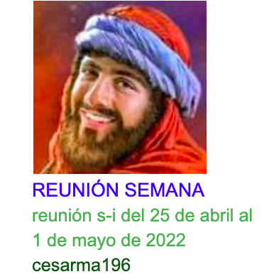Reunion s-i del 25 de abril al 1 de mayo de 2022
