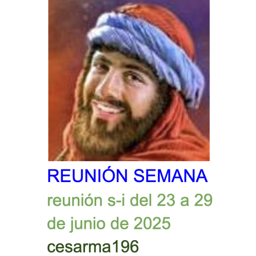 Más información sobre "Reunion s-i del 23 al 29 de junio de 2025"