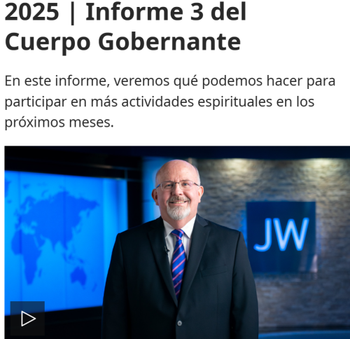 Más información sobre "Transcripción 2025 Informe 3 del Cuerpo Gobernante"