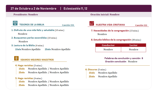Más información sobre "Plantillas | Reunión de entre Semana + Reunión del Fin de semana |  Octubre"