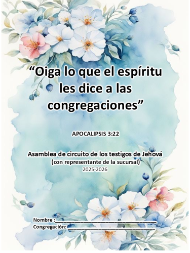 Más información sobre "Cuadernillos Asamblea " Oiga lo que el espíritu les dice  a las Congregaciones""