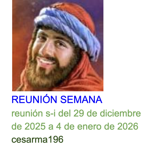 Más información sobre "Reunion s-i del 29 de diciembre de 2025 a 4 de enero de 2026"