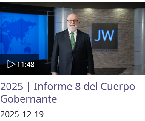 Más información sobre "2025 | Informe 8 del Cuerpo Gobernante 2025"