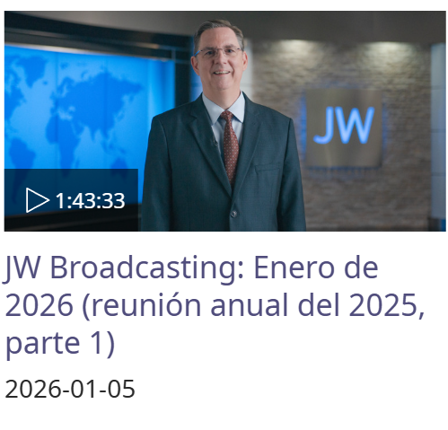 Más información sobre "JW BROADCASTING ENERO 2026"