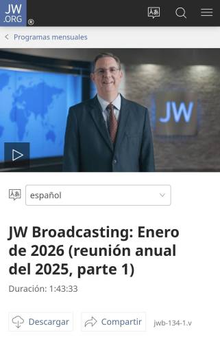 Más información sobre "JW Broadcasting: Enero de 2026 (reunión anual del 2025, parte 1)"