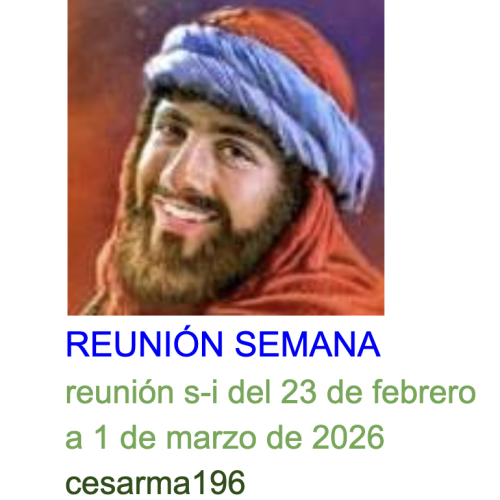 Más información sobre "Reunion s-i del 23 de febrero a 1 de marzo de 2026"