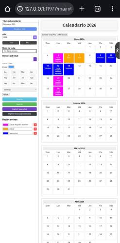 Más información sobre "Grupos Calendarios"