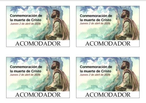 Más información sobre "GAFETES PARA ACOMODADORES CONMEMORACIÓN 2026 en pdf y editable en word."