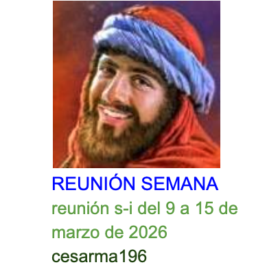 Más información sobre "Reunion s-i del 9 a 15 de marzo de 2026"