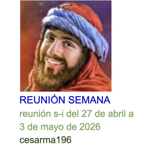 Más información sobre "Reunion s-i del 27 de abril a 3 de mayo de 2026"