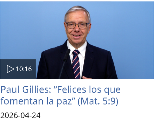 Más información sobre "Transcripción: "Felices los que fomentan la paz" (Mat 5:9)"